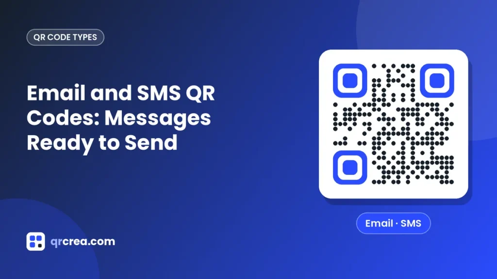 Email and SMS QR Codes: Messages Ready to Send